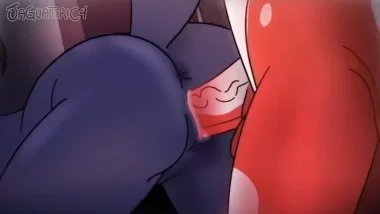 Acercamiento al trasero de Octavia