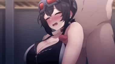 Fetish-focused scene where he masturbates his dick using Grace Howard's armpit.