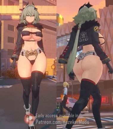 Caesar King Shows Off Her Big Ass with a Sexy Walk