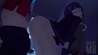 Kyoka Jiro Ass is Getting Destroyed By Izuku