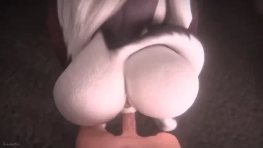 POV shot where you bent down Loona