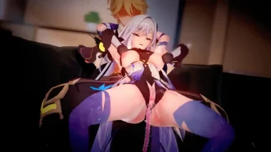Skirk is squirting with juices from her pussy