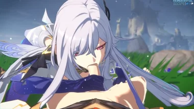 Skirk Having Sex With Aether Outdoors