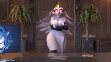 Stella from Helluva Boss Making Her Ass Bouncing